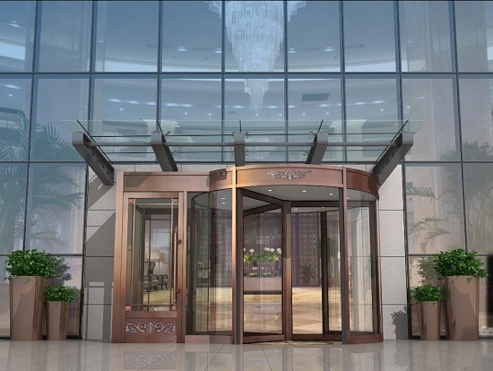 成都旋轉門工程案例3