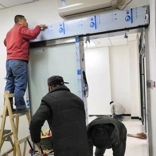 辦公室門禁自動門,成都單開自動門案例