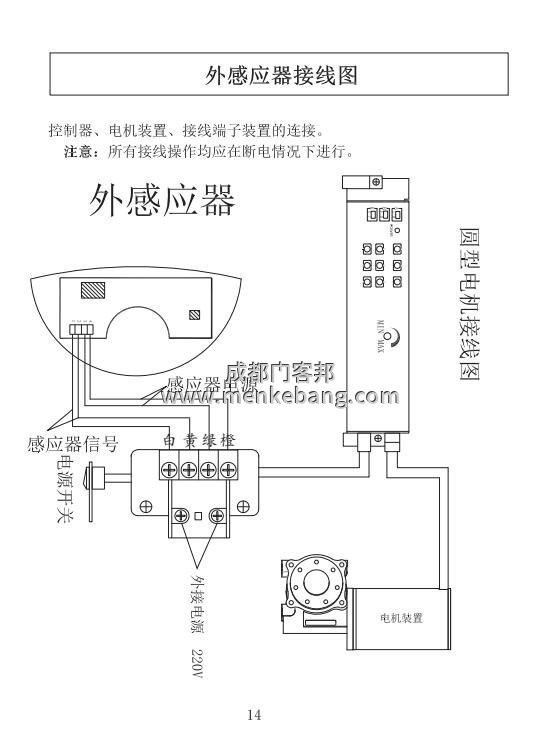 ltc自動門感應(yīng)器說明書