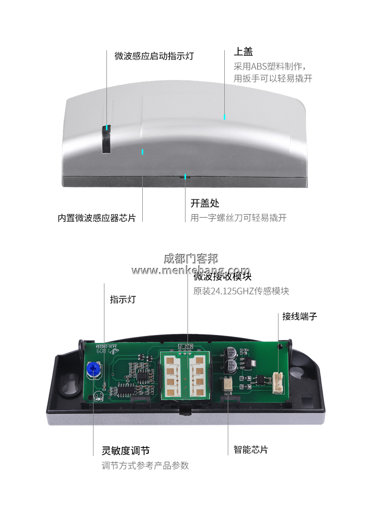 自動(dòng)門感應(yīng)探頭調(diào)節(jié)