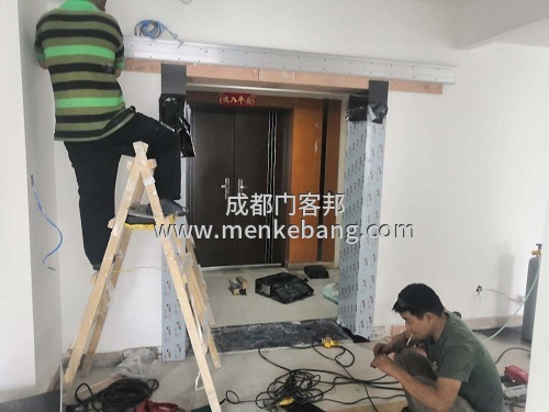 寫(xiě)字樓辦公感應(yīng)門(mén)案例